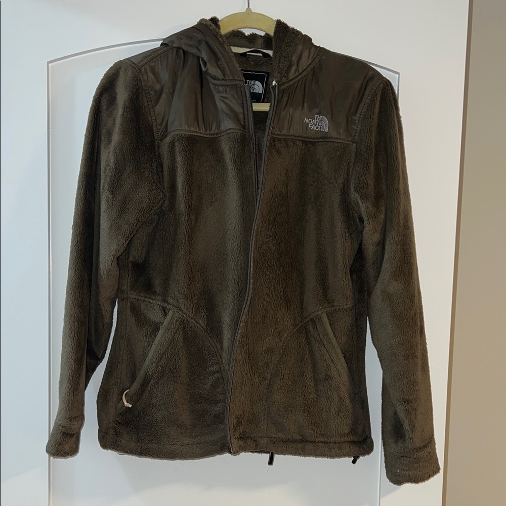 The North Face Dark Brown Hooded Fleece Jacket